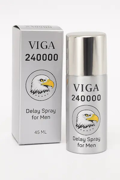 VIGA 240000 Delay Spray for Men 45ML German Made Long-Lasting Performance Enhancement